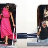 George & Amal Clooney Touch Down In France In Private Jet: Photos