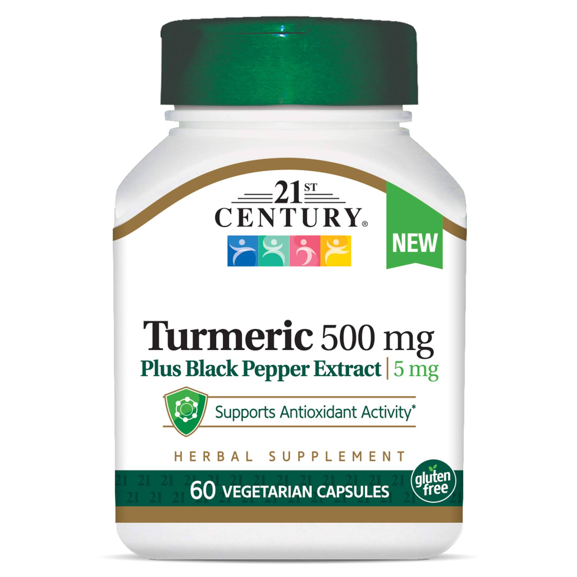 21st Century Turmeric with Black Pepper Extract, 60 Count