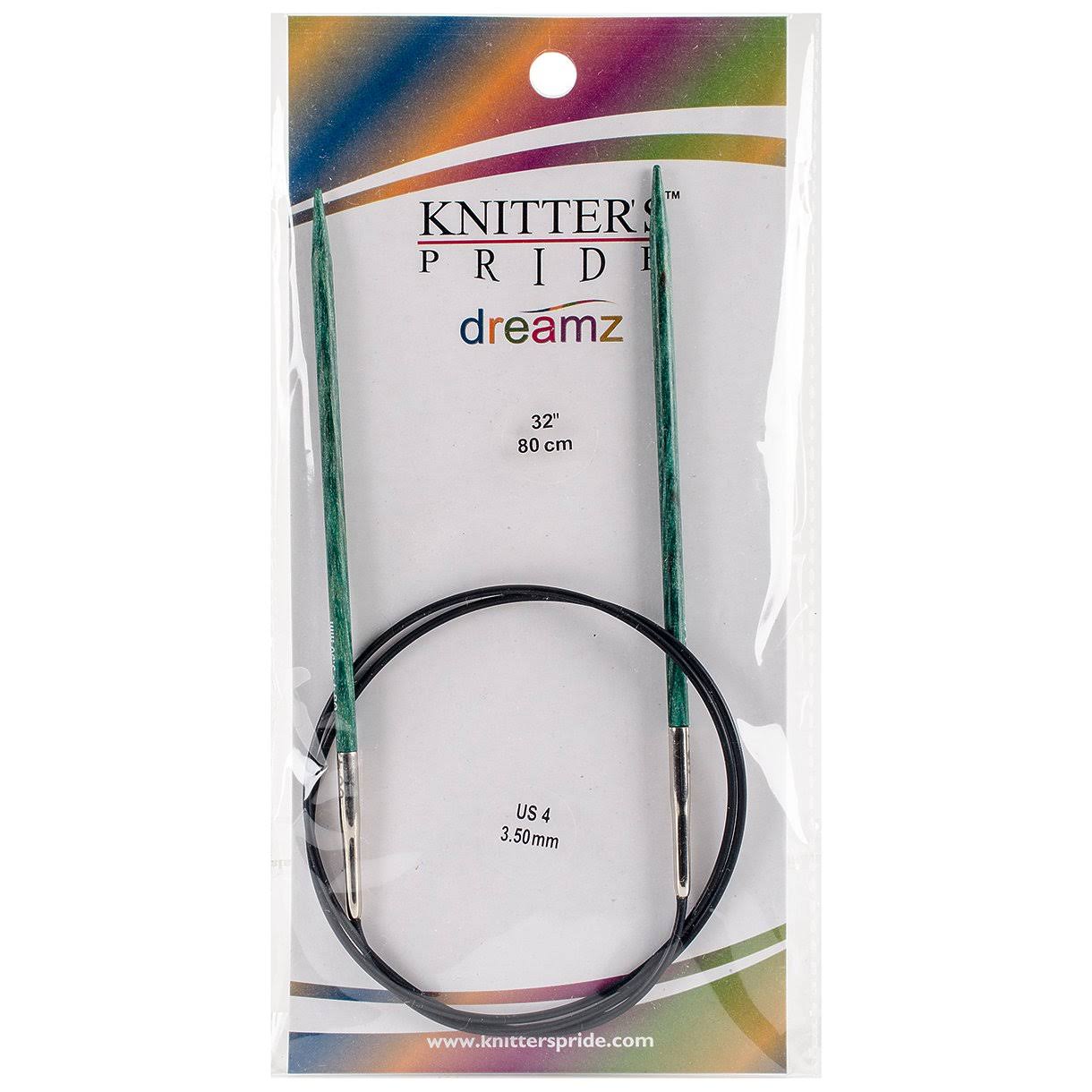 Knitters Pride Dreamz Circular Knitting Needles - 32", Size 4