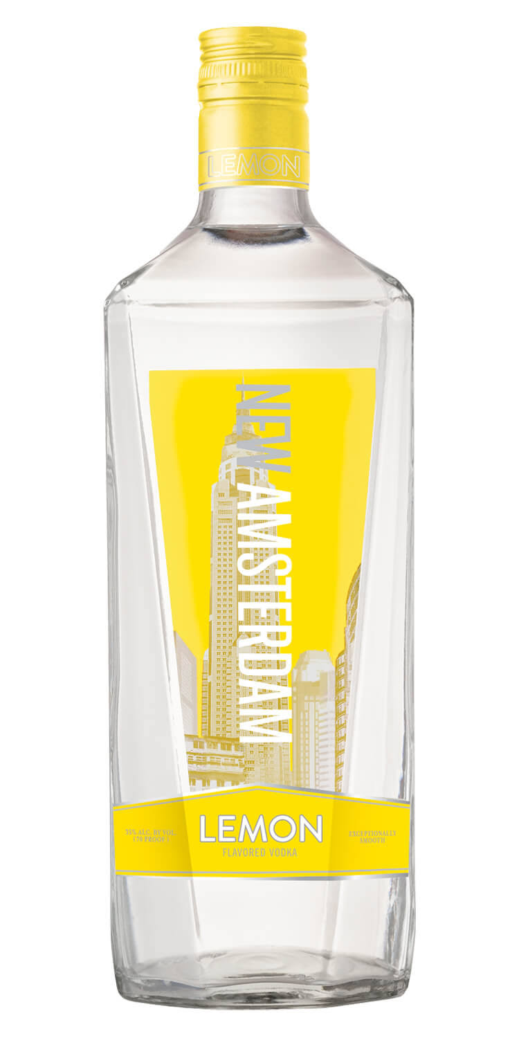 New Amsterdam Vodka, Lemon Flavored - 1.75 l