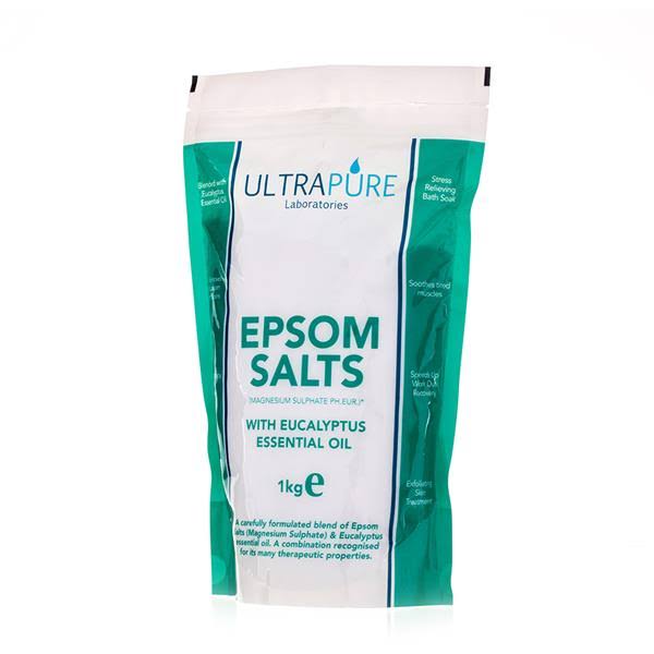 Ultrapure Epsom Salts With Eucalyptus Essential Oil 1kg