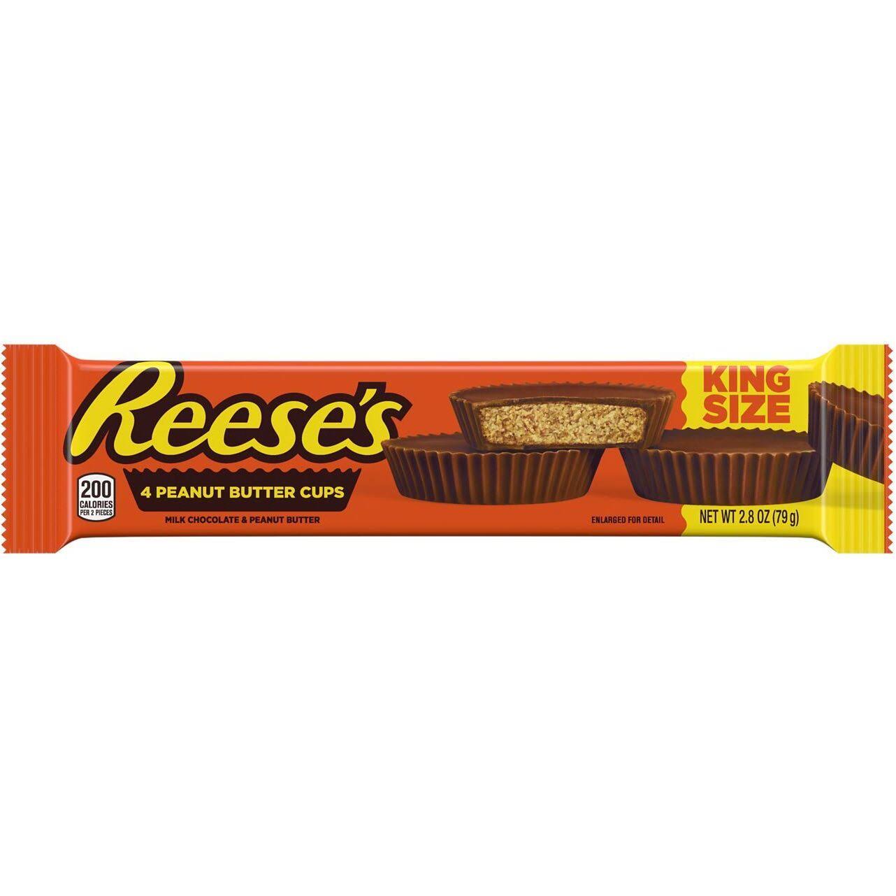 Reese's King Size Peanut Butter Cup - 4pk, 79g