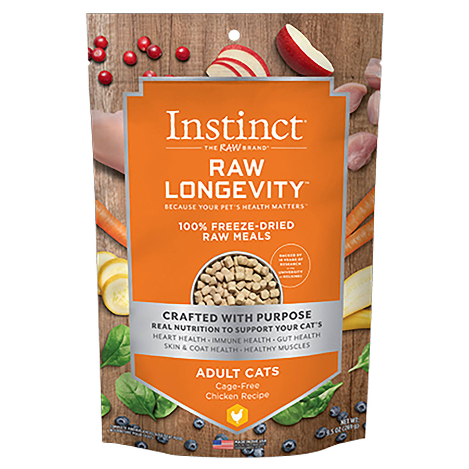 Instinct Raw Longevity Freeze Dried Meals - Chicken 9.5 oz