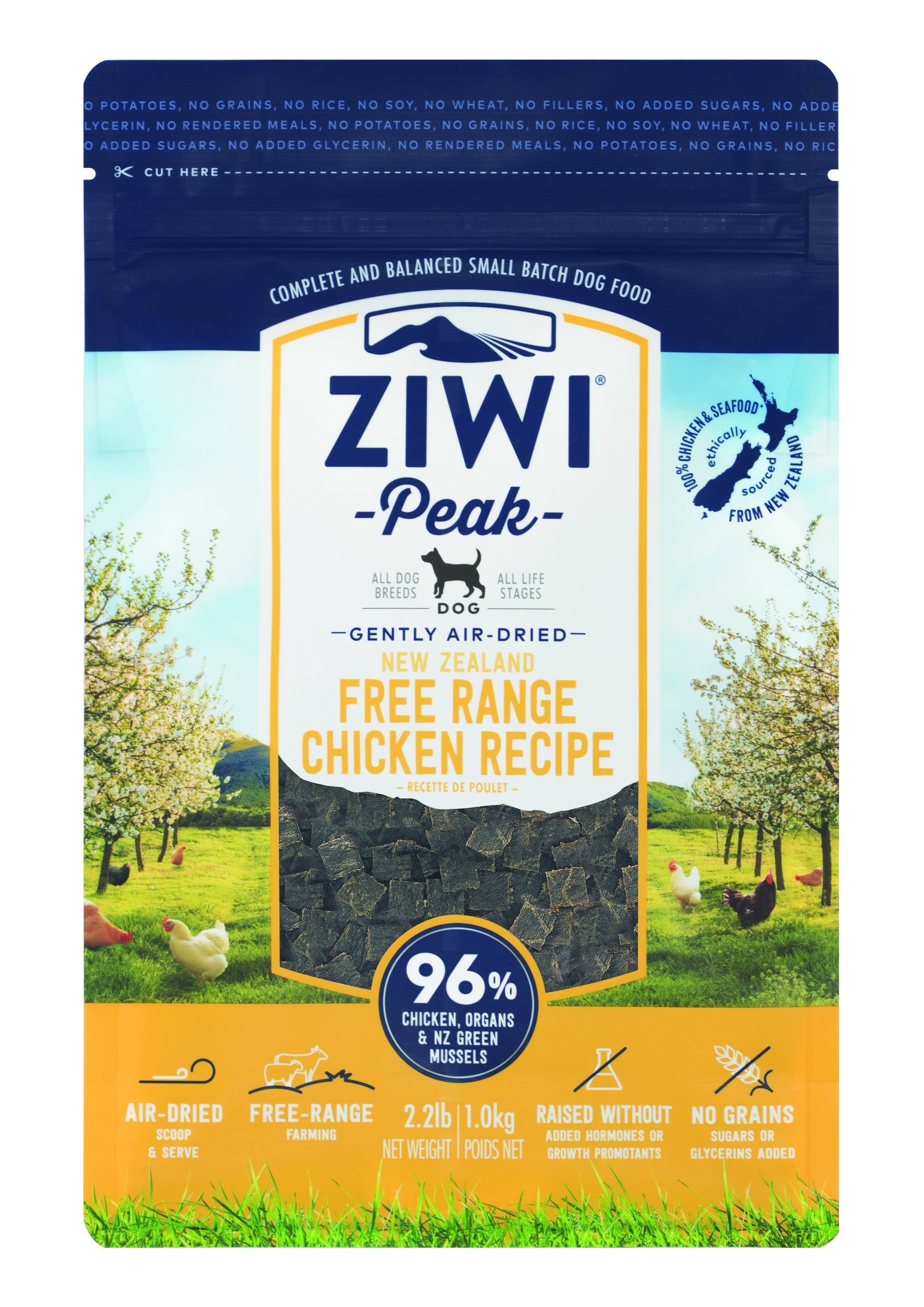 Ziwi Peak Air Dried Chicken Recipe Dog Food - 1kg