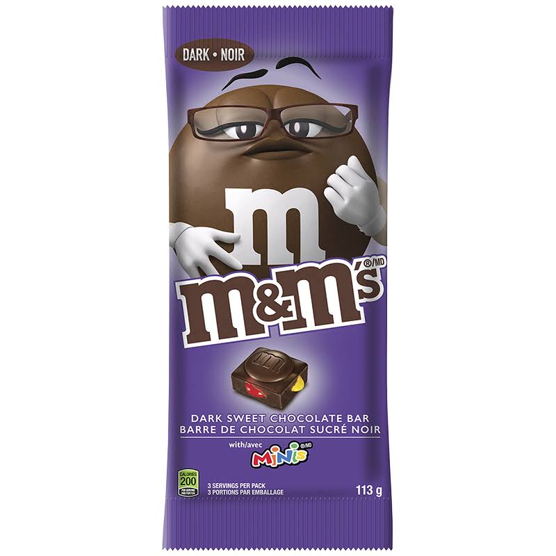 M&M's Dark Sweet Tablet With Minis - 113 g