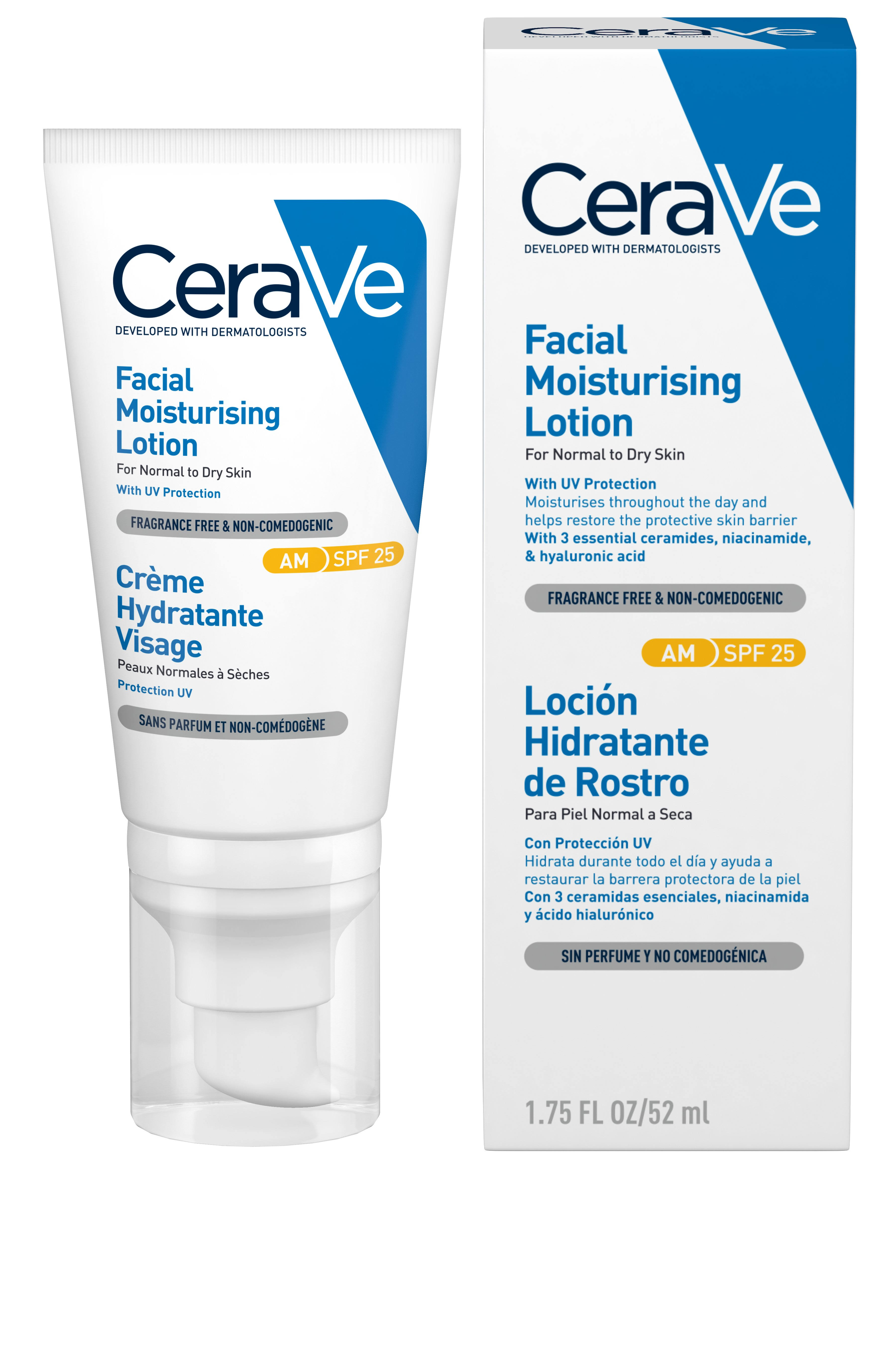 CeraVe AM Facial Moisturising Lotion - SPF 25, 52ml