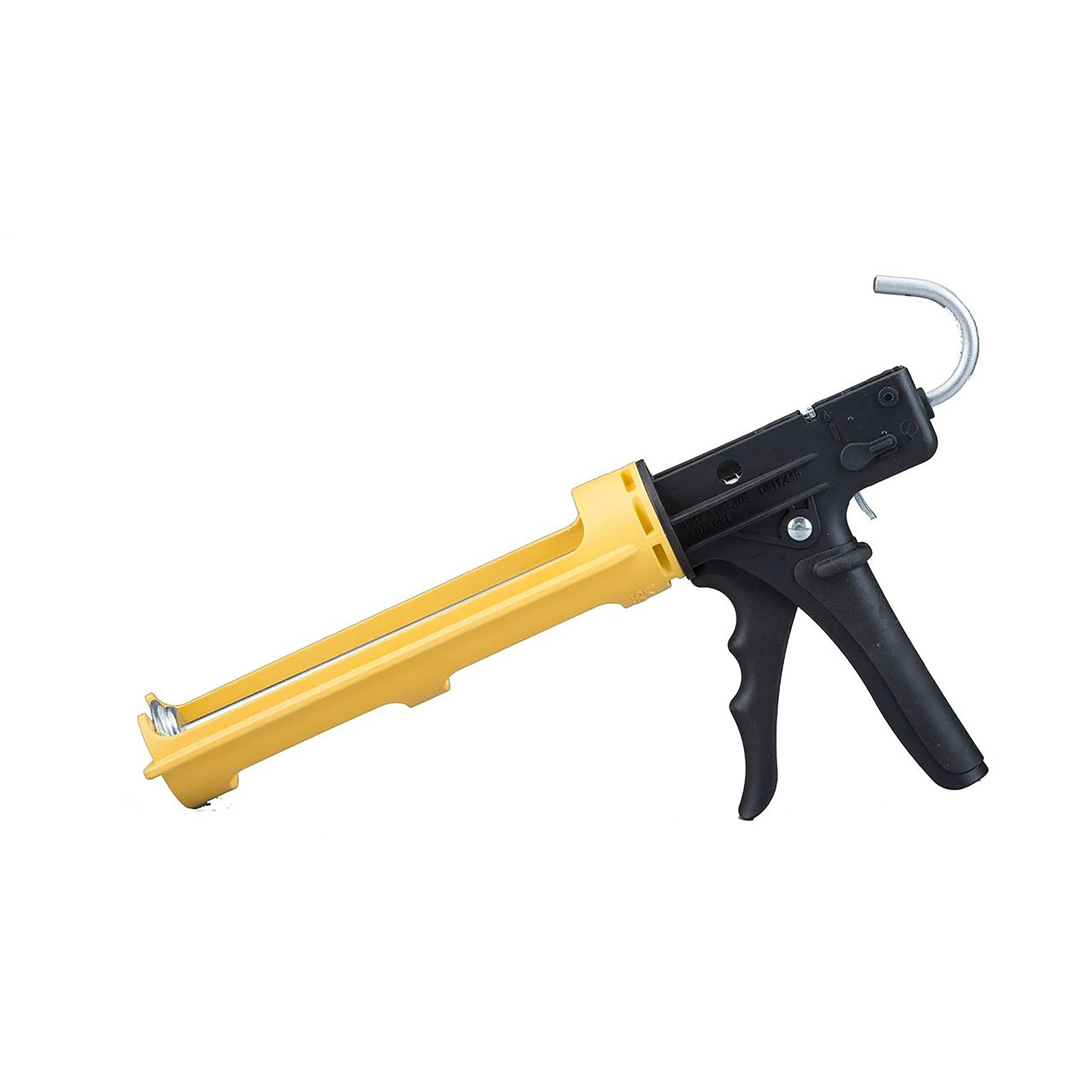 Dripless ETS3000 Industrial Ergonomic Composite Caulk Gun - 10oz, Yellow
