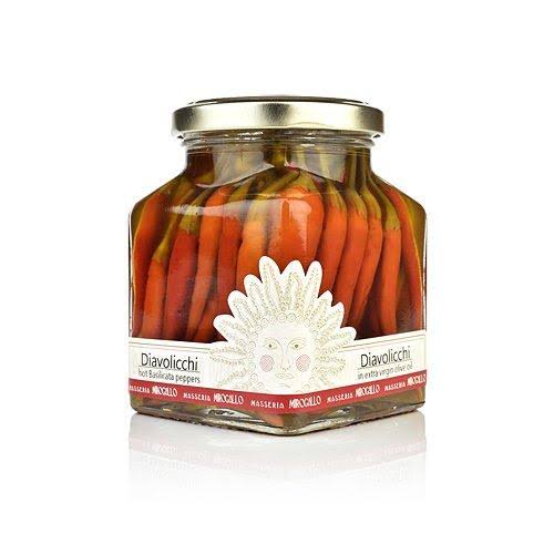 Masseria Mirogallo Diavolicchi Hot Peppers in Extra Virgin Olive Oil 6