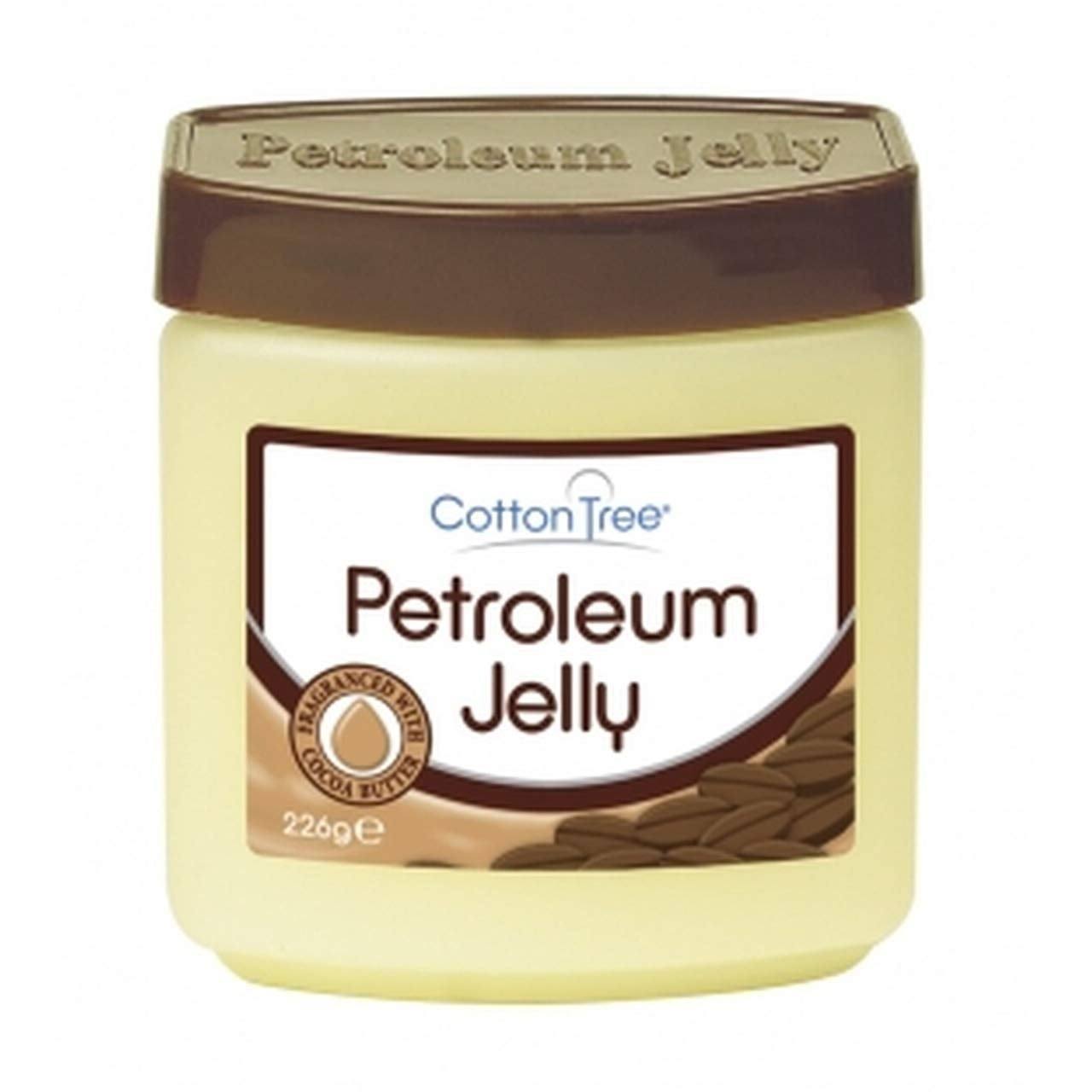 Cotton Tree Petroleum Jelly Fragranced with Cocoa Butter, 226 G PJC226