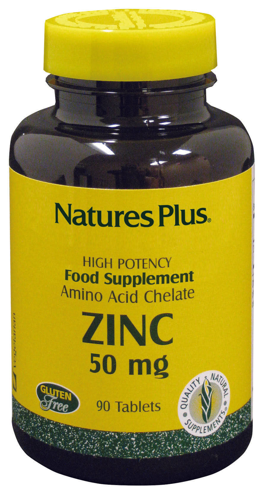 Nature's Plus Zinc Supplement - 50mg, 90 Tablets