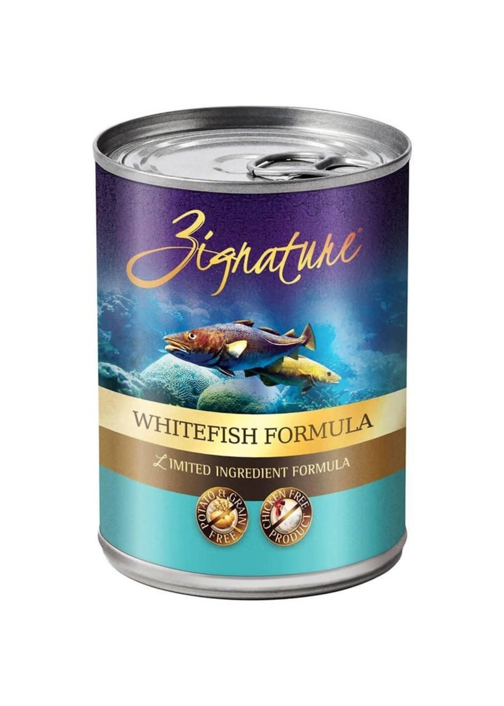 Zignature Limited Ingredient Grain Free Whitefish Dog Food 13Oz