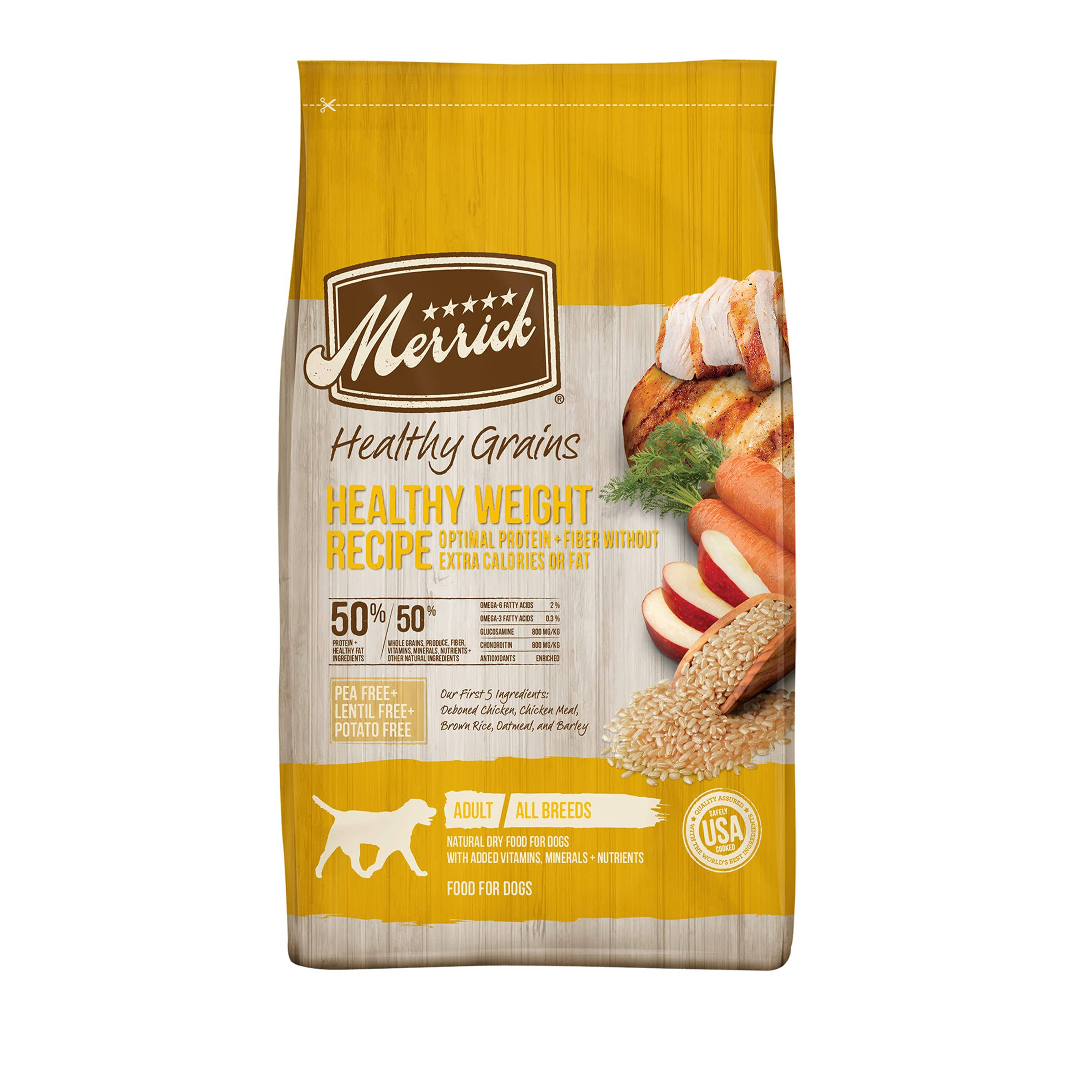 Merrick Healthy Grains Dry Dog Food Healthy Weight Recipe - 4 lb