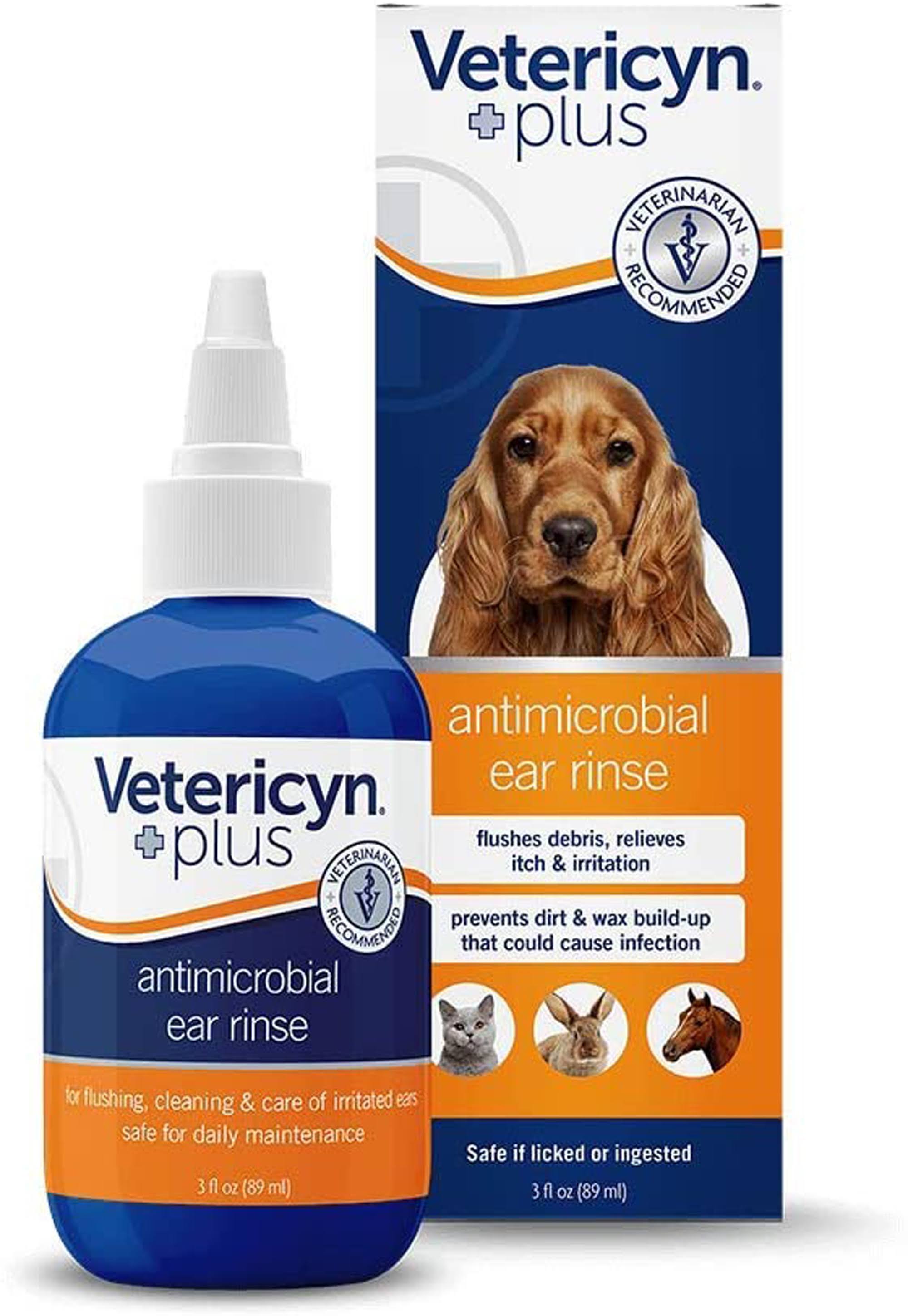 Vetericyn Plus Ear Rinse, 3 oz