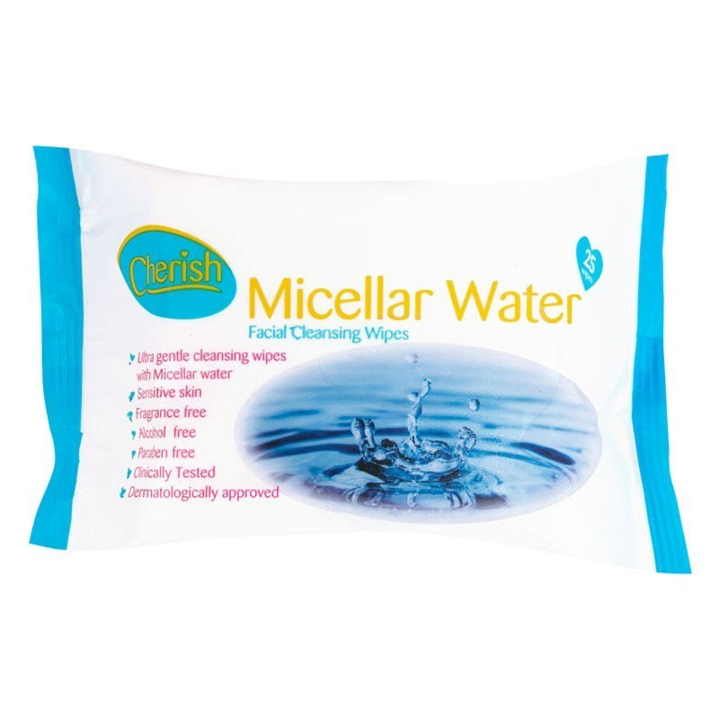 Cherish Micellar Water Wipes - 25 Wipes