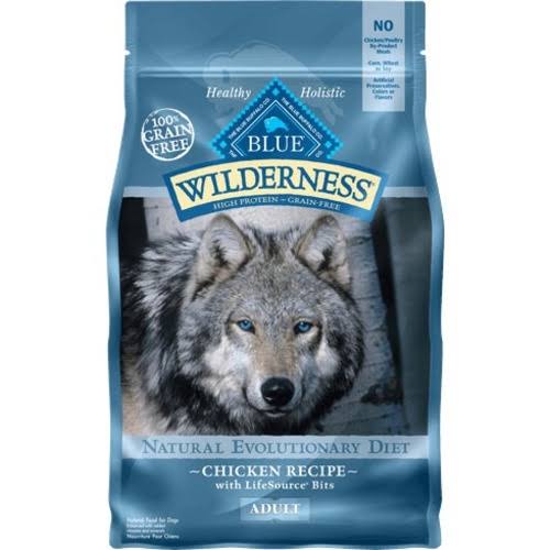 Blue Buffalo Wilderness Dog Food - Chicken, Dry, 24lb