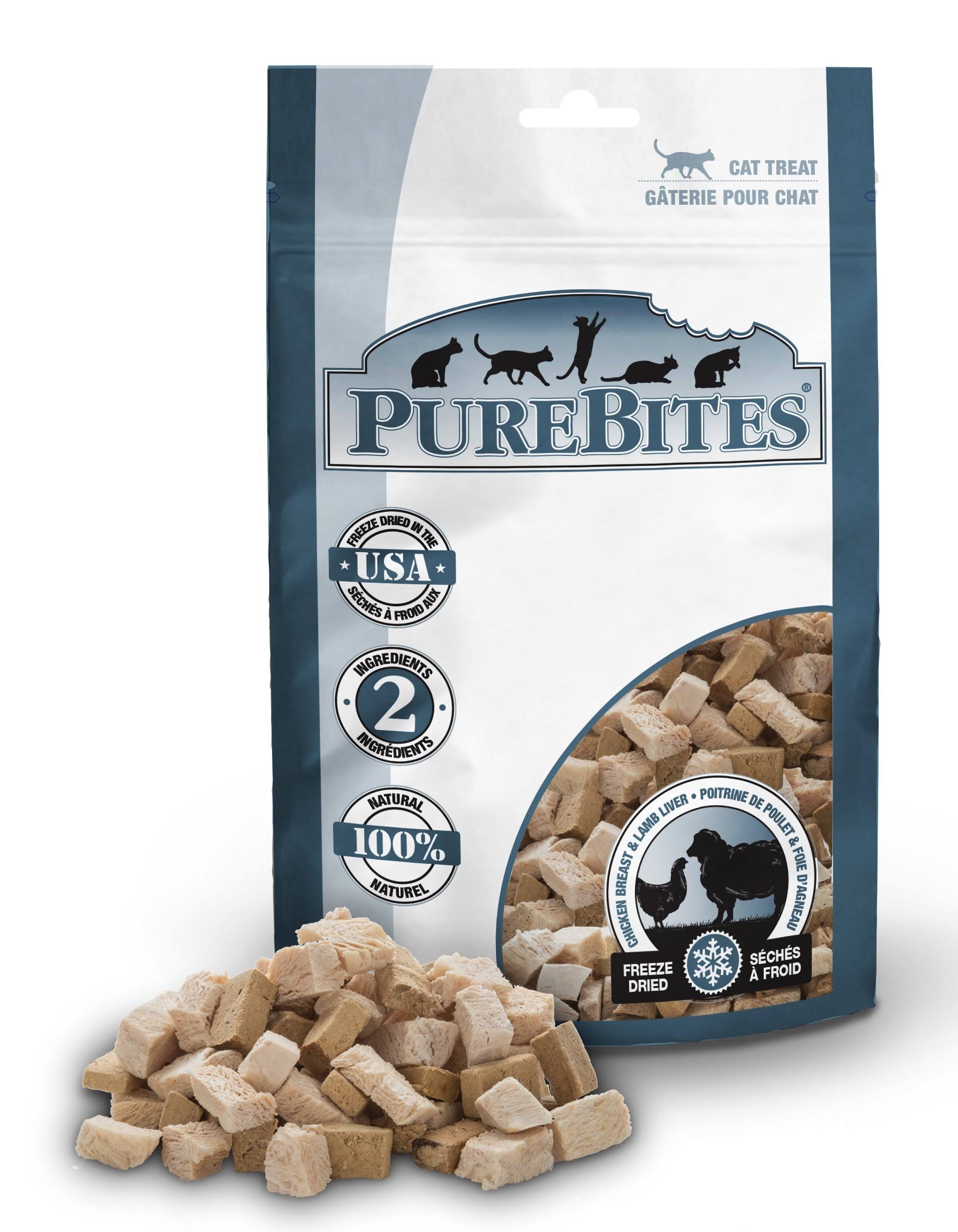 Pure Bites Freeze Dried Chicken Breast and Lamb Liver for Cats - 0.98oz