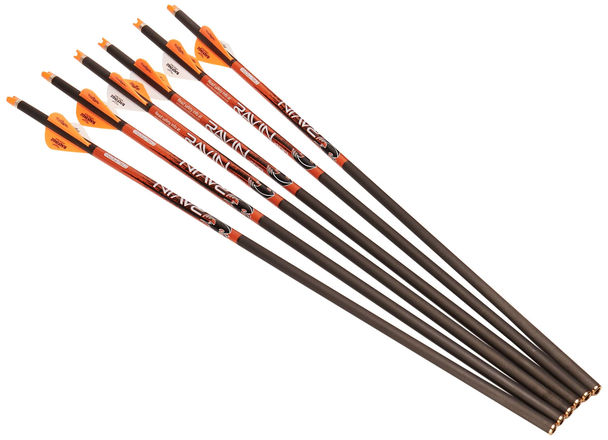 Ravin Crossbows R138 Carbon Hunting Bolts Arrows - 400 Grain, 6pk