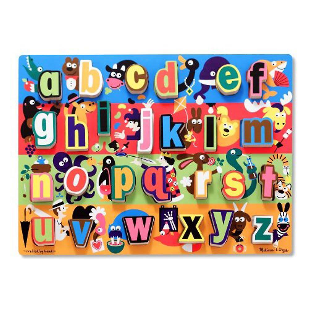 Melissa & Doug Jumbo Chunky Learning Puzzle - Alphabet