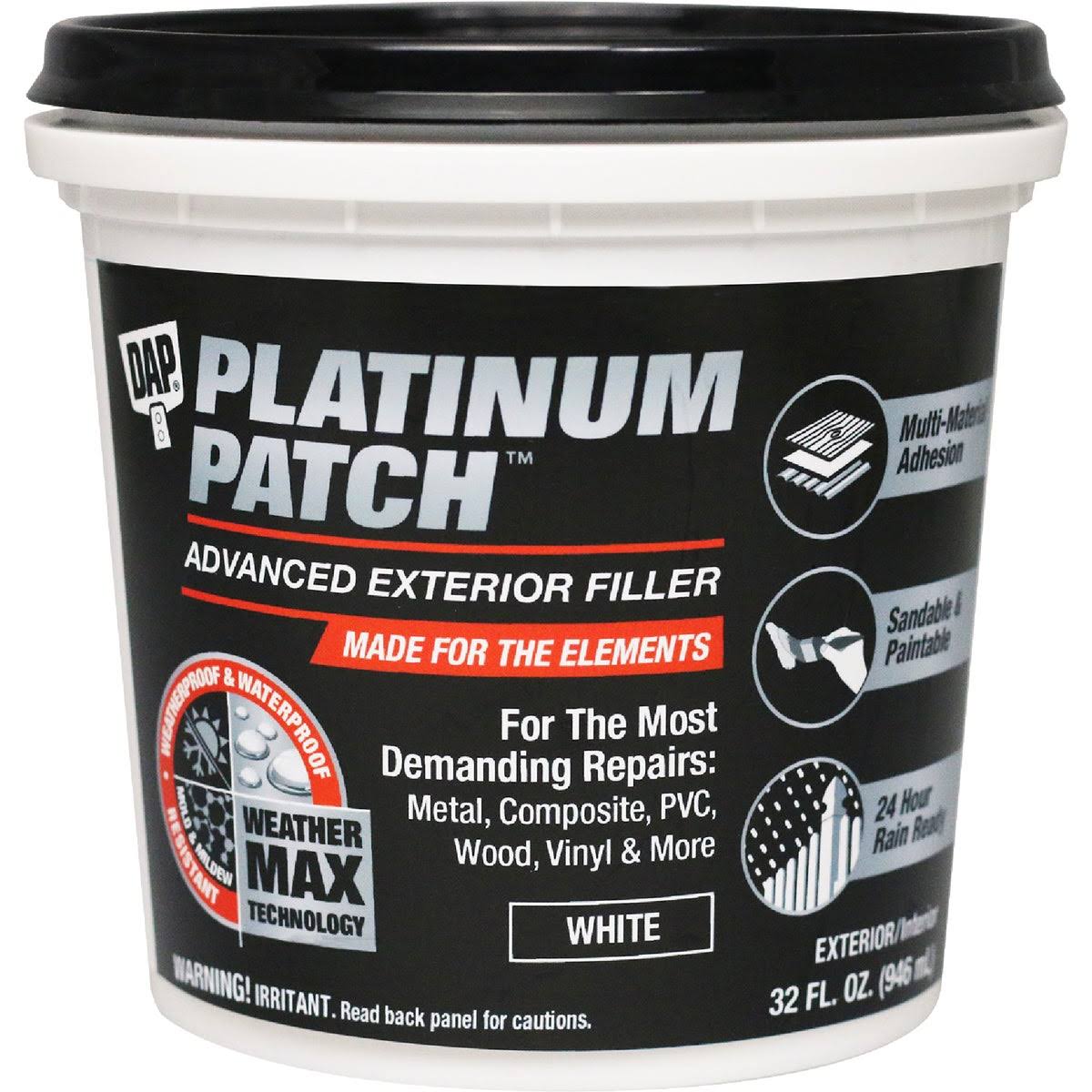 Dap Platinum Patch 32 oz. Advanced Interior/Exterior Spackling Filler 18787