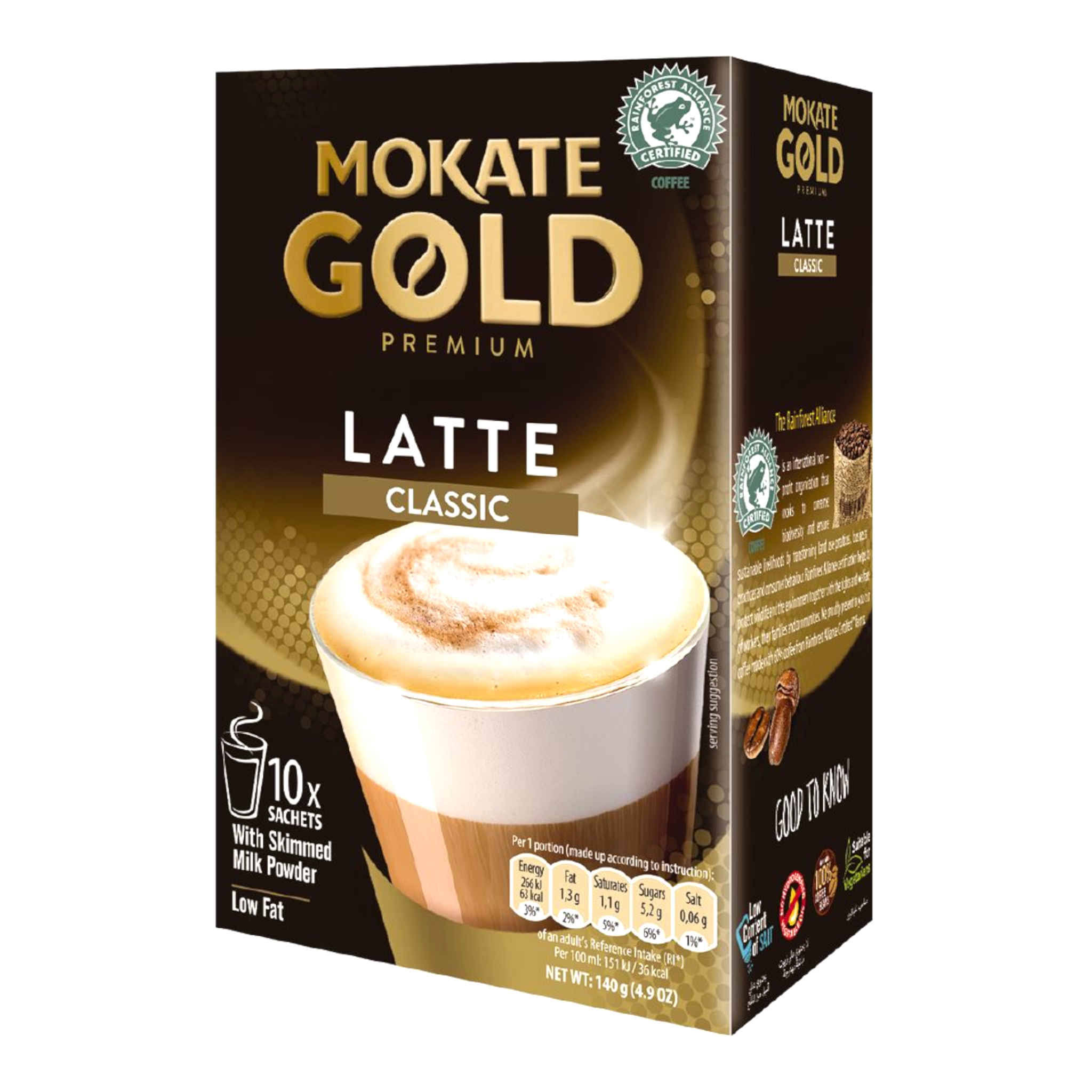 Mokate Gold - Premium Latte Classic - 10 x 14g
