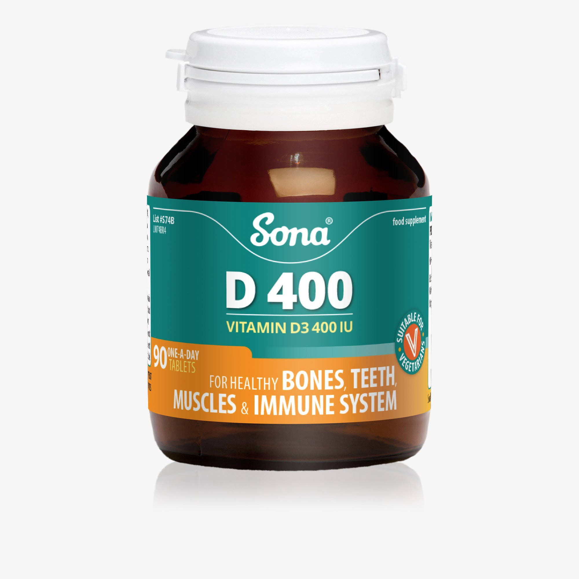 Sona D400 Vitamin D3 400Iu 90 Tablets