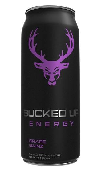 Bucked Up Grape Gainz Energy Drink