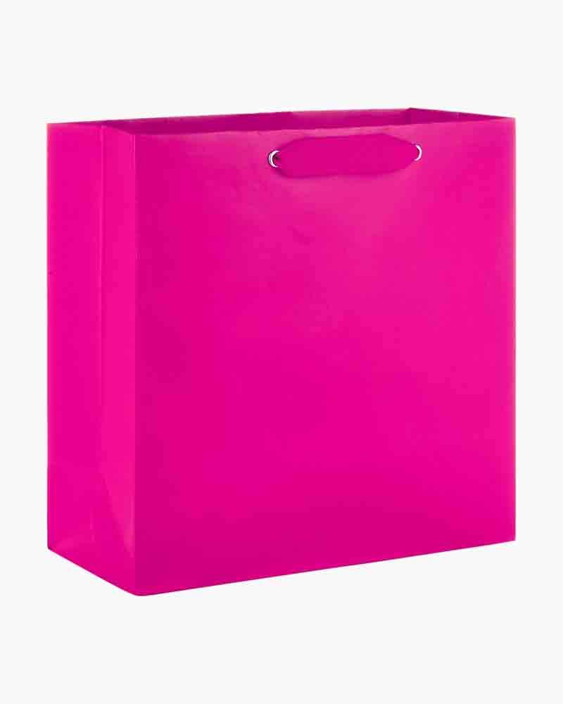 Hallmark Hot Pink Large Square Gift Bag (10.4-inch)