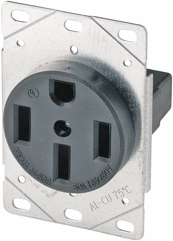 Cooper Wiring Devices Flush Ground Receptacle