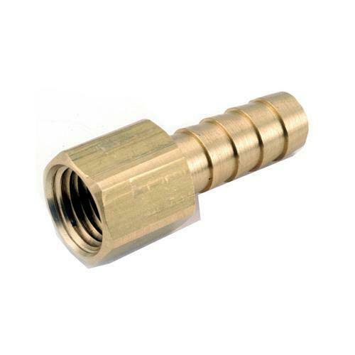 Anderson Metals Barb Insert Fitting - 1/2"x1/2", Brass