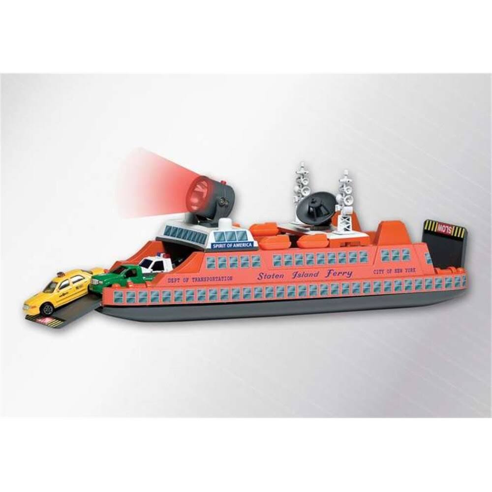 Daron Action City Staten Island Ferry with 3 Vehicles 3-D Puzzle