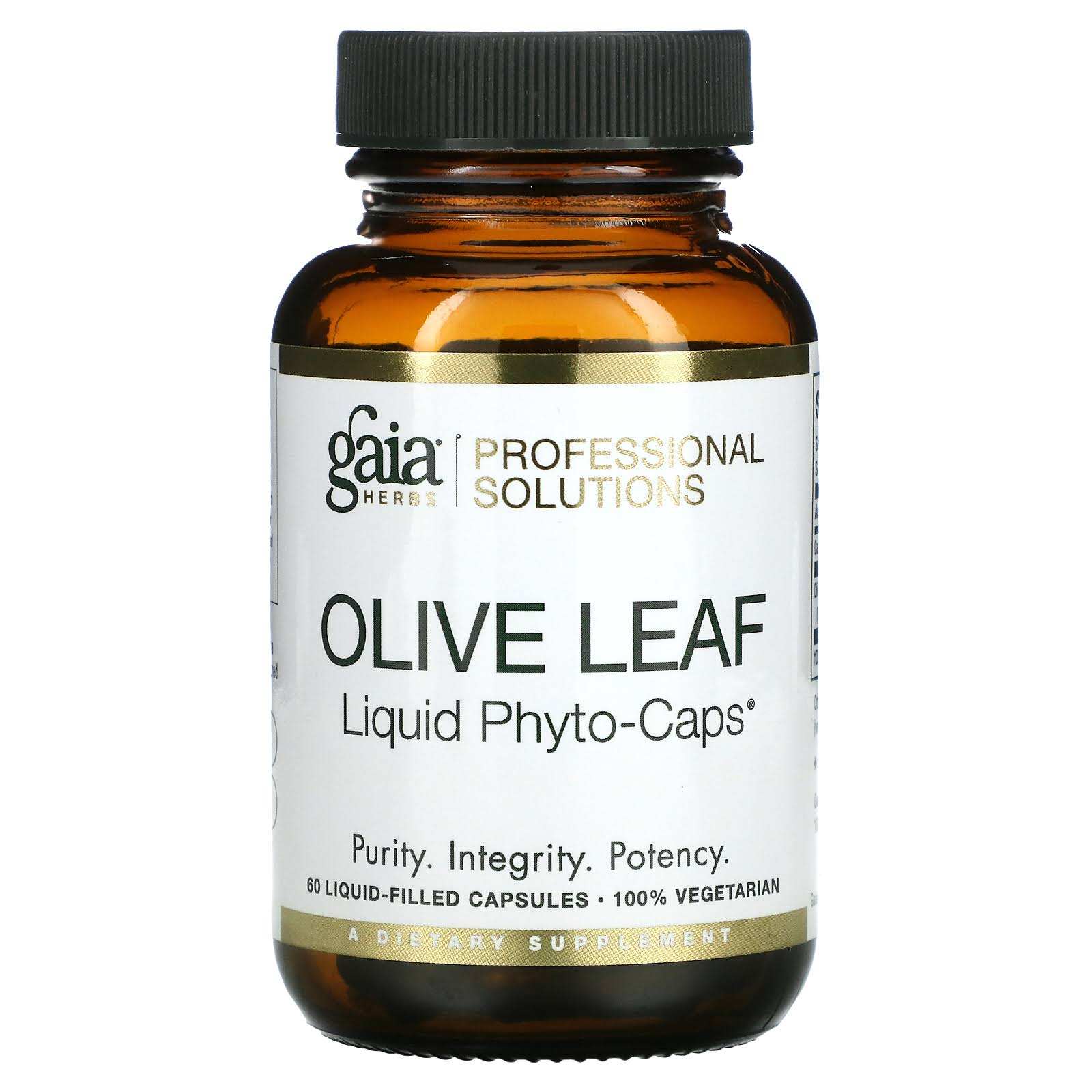 Gaia Herbs Olive Leaf Liquid Phyto Caps Supplement - 60 Capsules