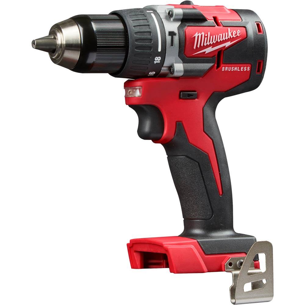 Milwaukee M18 1/2" Compact Brushless Hammer Drill/Driver. 2802-20