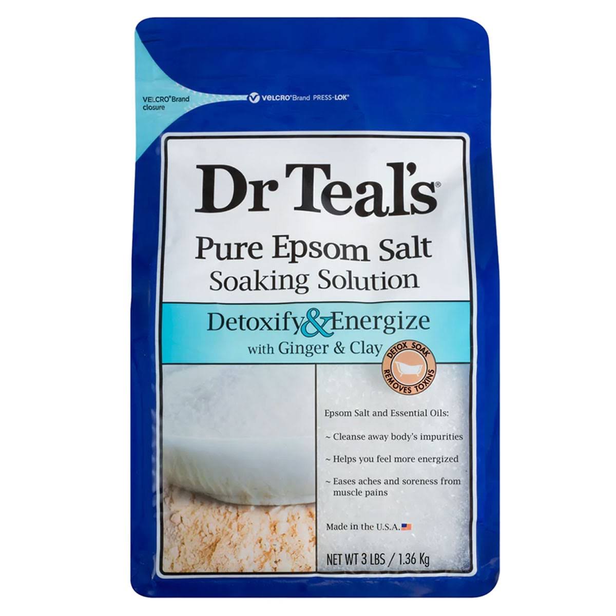Dr Teal's Pure Epsom Salt Soaking Solution - 3lbs