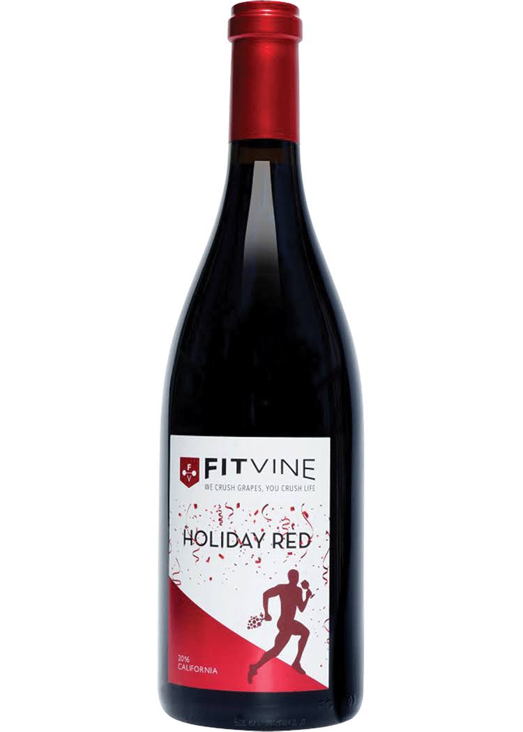 Fitvine Wine, Holiday Red, California - 750 ml