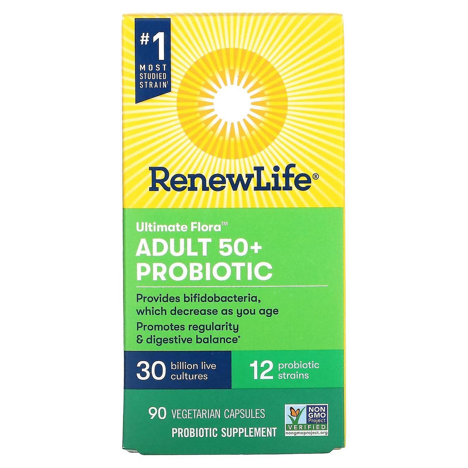 ReNew Life - Ultimate Flora Adult 50+ Probiotic 30 Billion CFU - 90