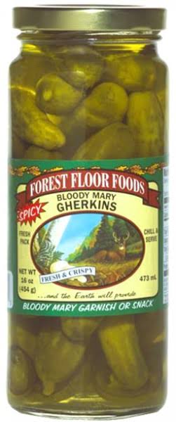 Forest Floor Foods Spicy Bloody Mary Gherkins