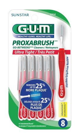 Gum Proxabrush Go Betweeners Teeth Cleaners - 8pk
