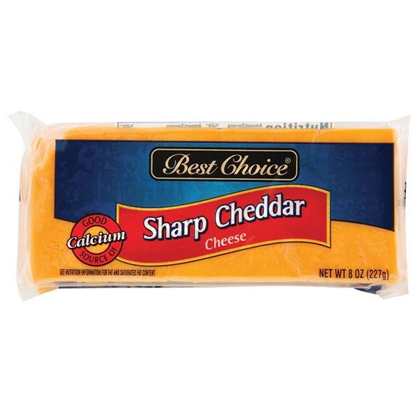 Best Choice Sharp Cheddar Cheese Chunk - 8 oz