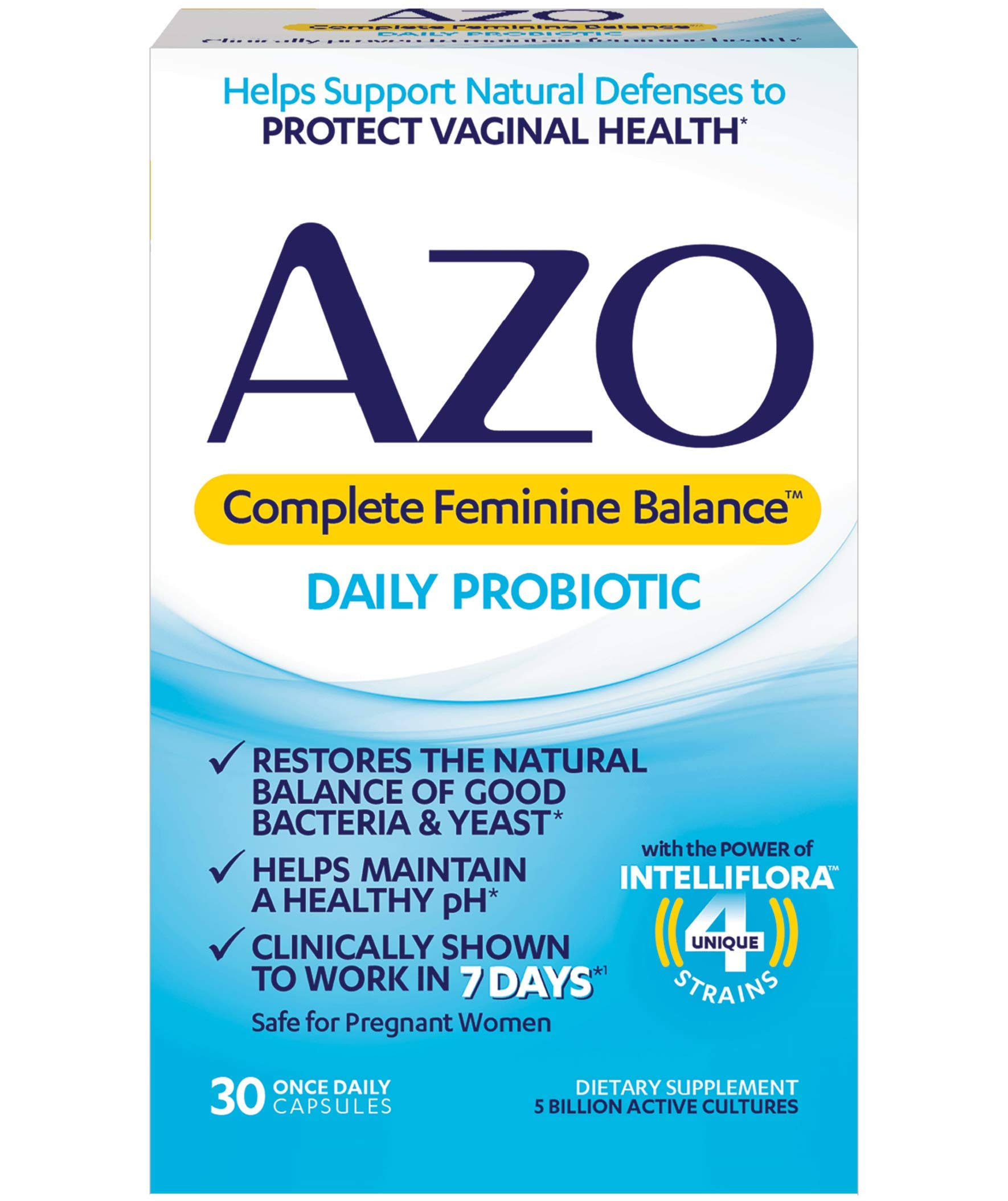 Azo Complete Feminine Balance Daily Probiotic - 30pcs
