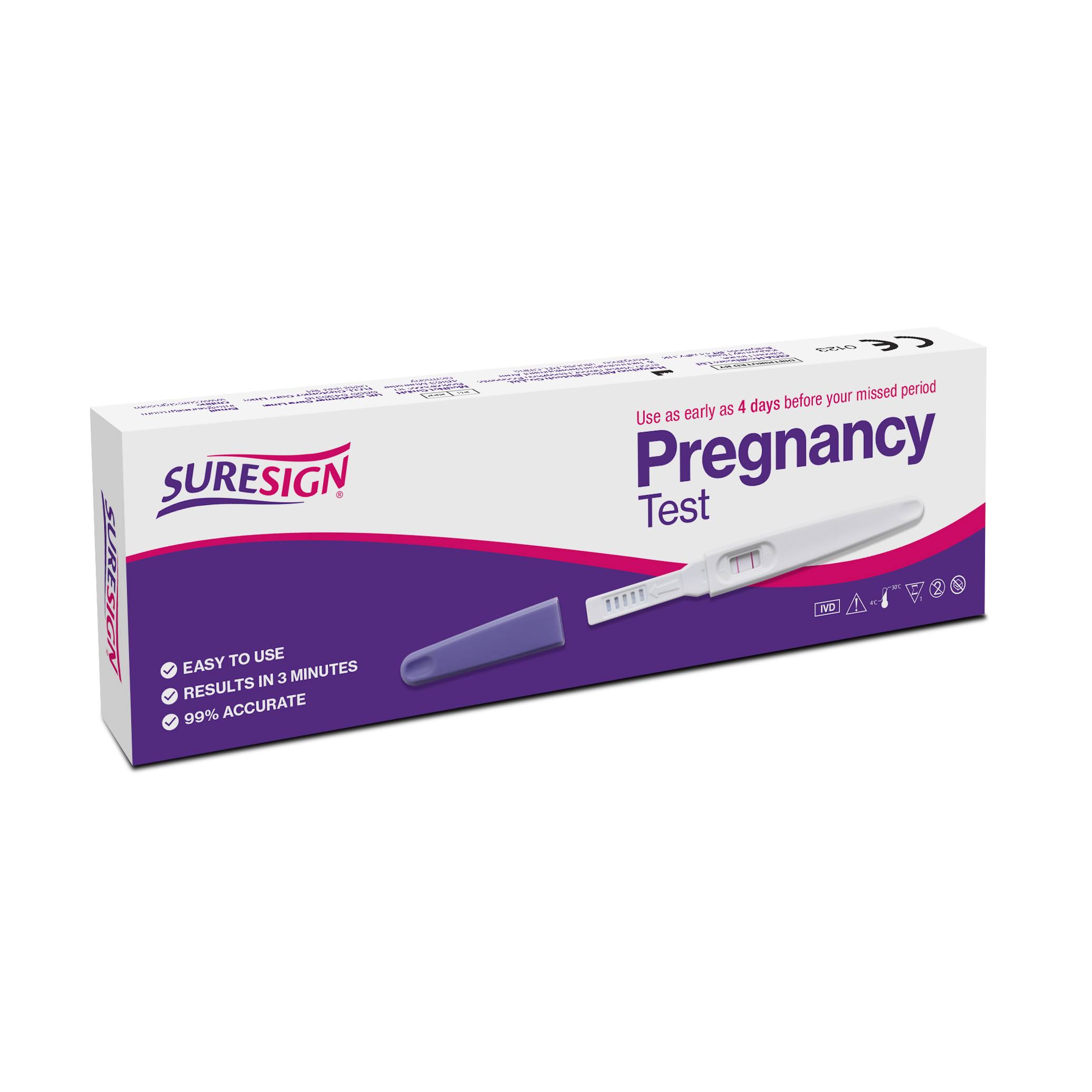 Suresign Pregnancy Test Mid Stream Single