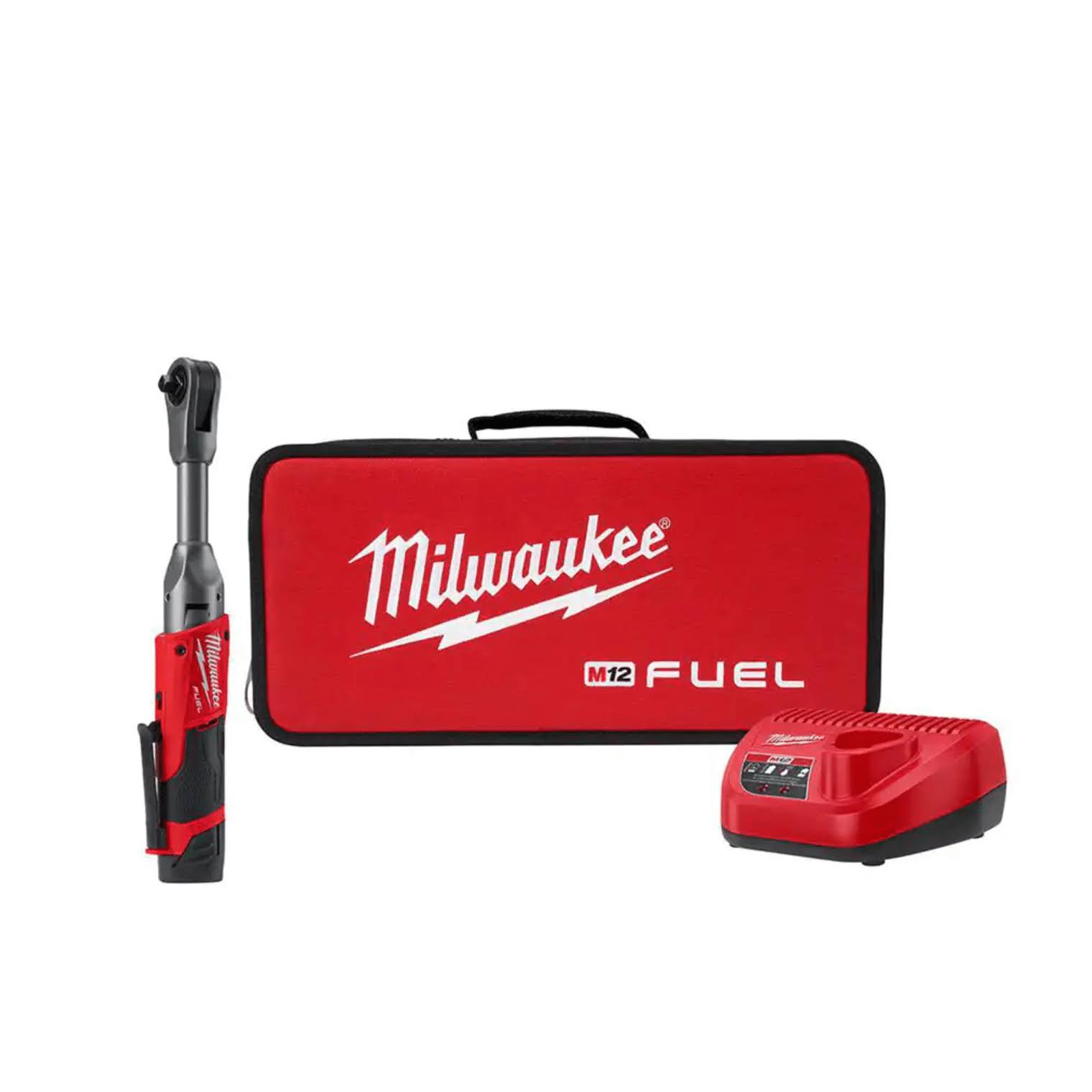 Milwaukee 2560-21 M12 Fuel 3/8" Extended Reach Ratchet Kit