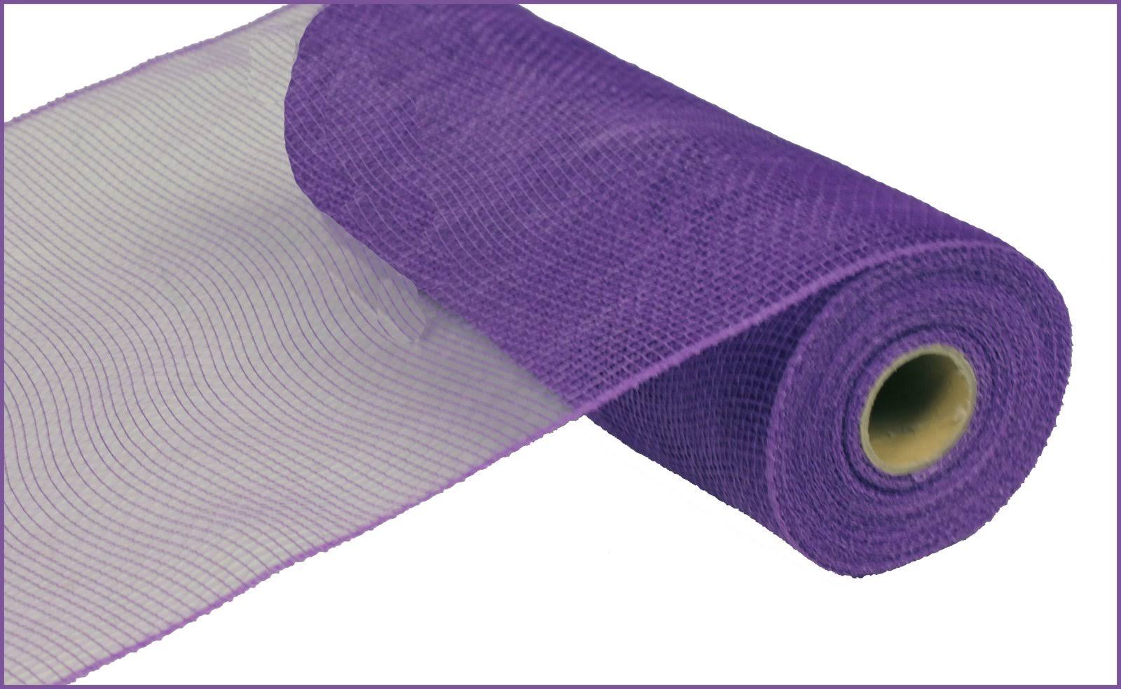 10" Purple Deco Poly Mesh RE130223