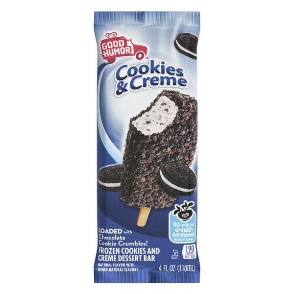 Good Humor Oreo Cookie's N Cream Ice Cream Bar 4 oz. (24 count)
