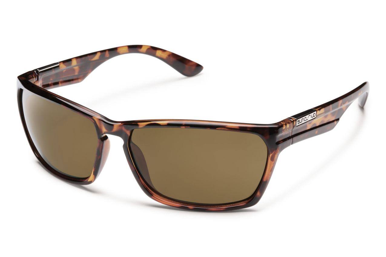 Suncloud Nightcap Polarized Sunglasses - Tortoise Frame, Brown Lens
