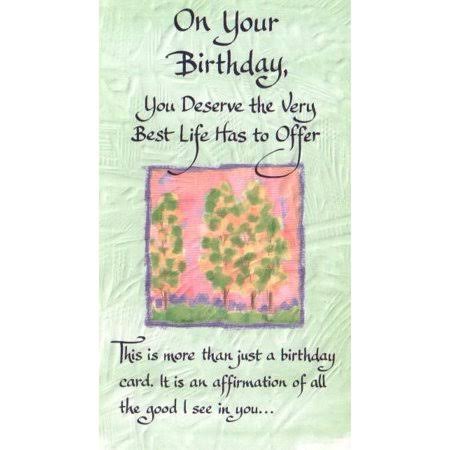 on Your Birthday You Deserve - Card