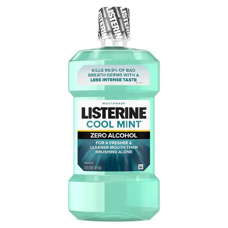 Listerine Zero Alcohol Cool Mint Mouthwash - 33.8oz