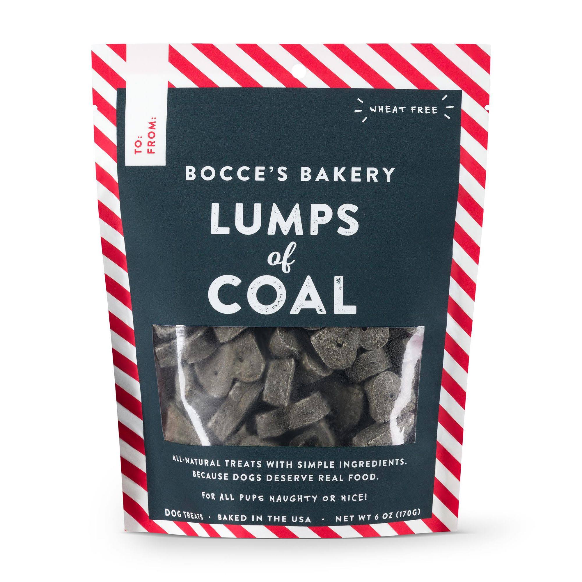 Bocce's Bakery Holiday Lumps of Coal Dog Treats - 6 oz