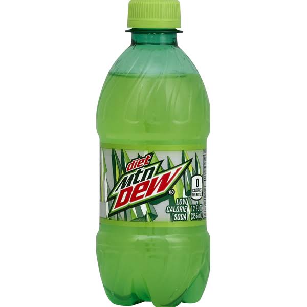 Diet Mountain Dew Bottled Soda - 12oz, 8ct