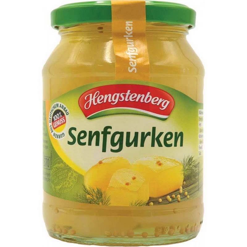 Hengstenberg Senfgurken Mustard Gherkins, 12.5 Oz., Price/12 Pack