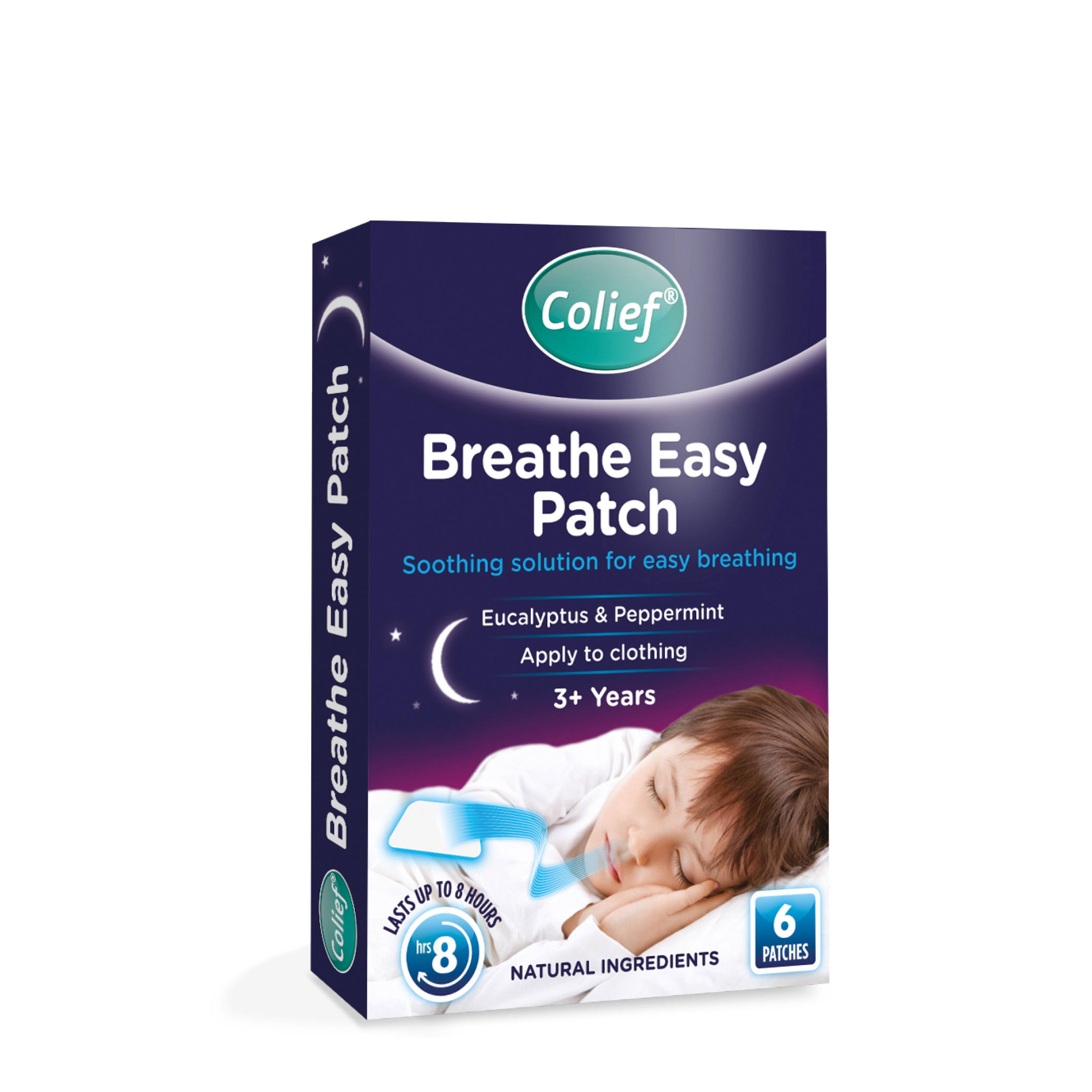 Colief Breathe Easy Patch - 6ct